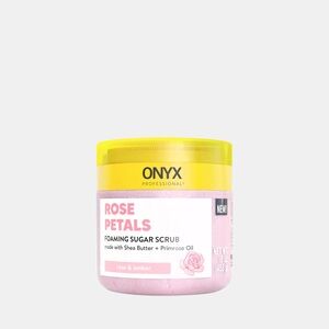 Onyx Professional Rose Petals Foaming Sugar Scrub